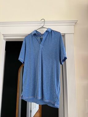 Tommy Bahama Blue Polo Shirt – Men’s Medium | Casual Coastal Classic